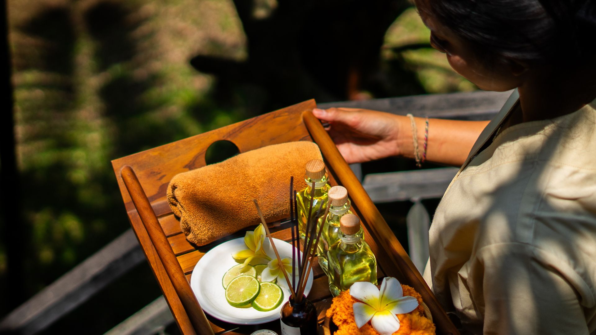 flower woman spa